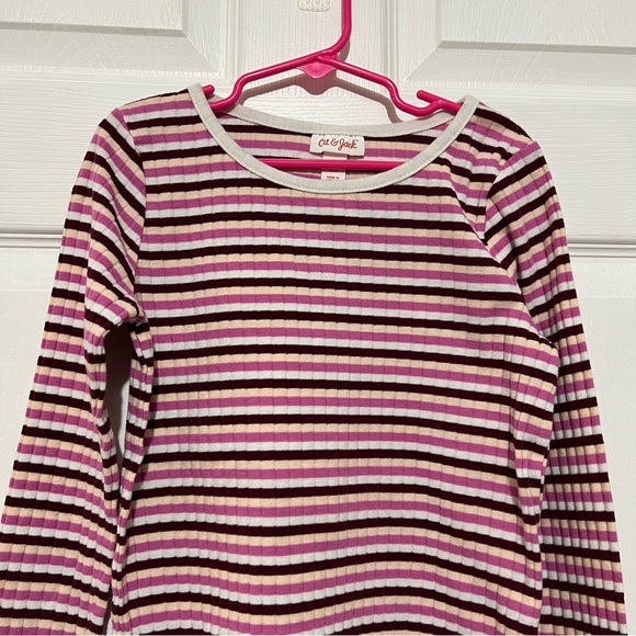 ❄️ Cat & Jack - Girls Ribbed Long Sleeve - Picture 3 of 7